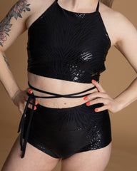 Booty Seamless Black Lazer (Last Chance)