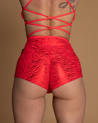 Booty Seamless Neon Red Lazer XS ja S (Last Chance)