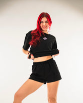 DB Loose Fit T-Shirt Rhinestone Black