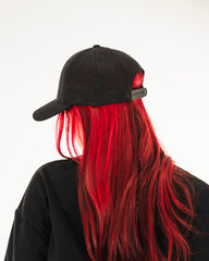 DB Signature Cap Rhinestone Black