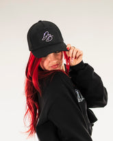 DB Signature Cap Rhinestone Black