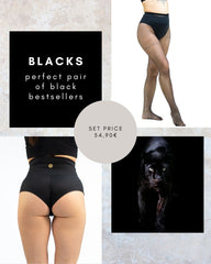 Chic Black ♡ Black Fishnet Tights