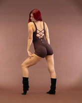Lua Sleeveless Bodysuit Espresso Brown