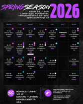 D-Dance kevään 2026 kausikortit