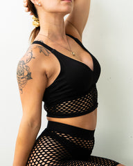 Dreamb Iguana Bralette Black urheiluliivi