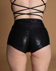 Booty Seamless Black Lazer (Last Chance)