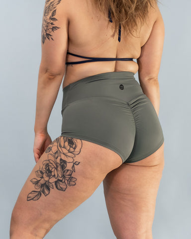 Booty Seamless Olive Green (Recycled)