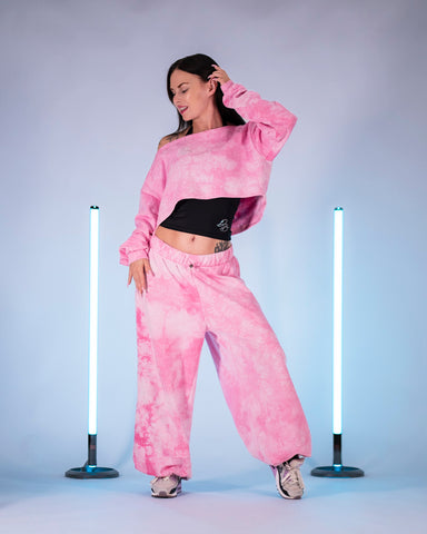 DB Dance Sweats Tie-Dye Pink