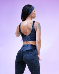 Gaia Bralette Black Velvet