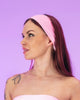 DB Hairband Smooth Velvet Pastel Pink