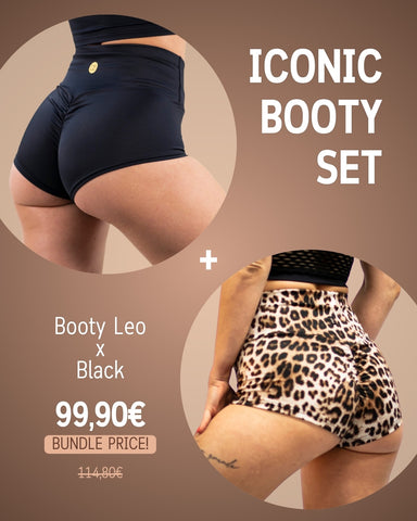 Iconic Booty Set – Leo ♡ Black