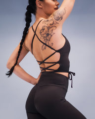 Leana Strap Top Storm Grey