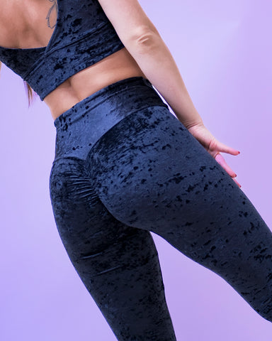 Lioness Leggings Velvet Black
