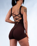 Lua Sleeveless Bodysuit Espresso Brown