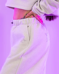 Luxe Premium Sweats Off White Silver