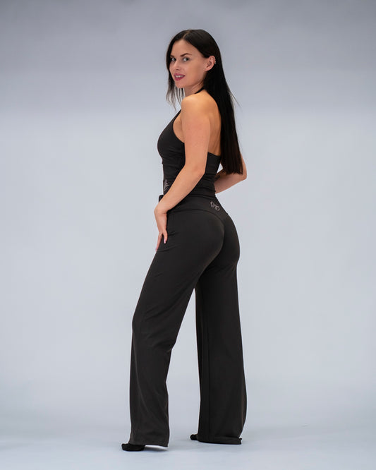 Sirena Flare Leggings Dark Grey