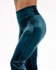 Sirena Flare Leggins Velvet Emerald Green
