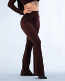 Sirena Flare Leggins Espresso Brown Rib