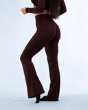 Sirena Flare Leggins Espresso Brown Rib