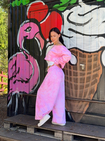 DB Dance Sweats Tie-Dye Pink