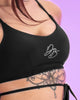 Zafira Strap Bra Black (Recycled)