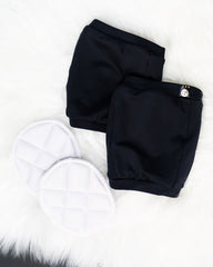 Dance Knee Pads Black (irroitettava pehmuste)