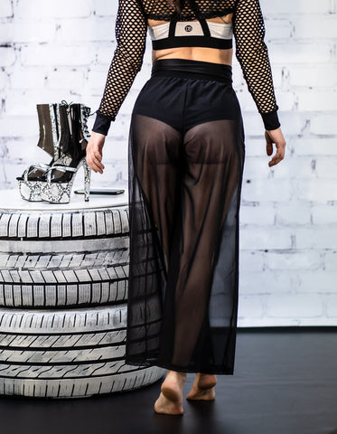 Dreamb Tiger Mesh Pants Black