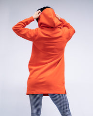 Poppy Hoodie Dress Red (Last Chance)