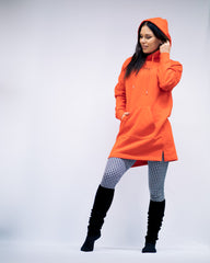 Poppy Hoodie Dress Red (Last Chance)